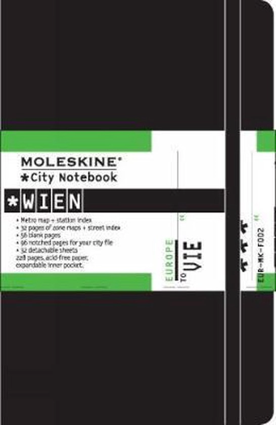 Een City Notebook WIEN ** zonder recht van retour ** koop je bij Moleskine.nl